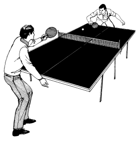 �\�D�E�����̊G���T���v�� �X�|�[�c2 Ping pong