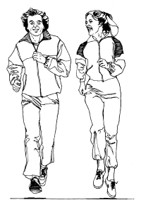 �\�D�E�����̊G���T���v�� �X�|�[�c2 Running/Jogging