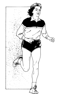 �\�D�E�����̊G���T���v�� �X�|�[�c2 Running/Jogging