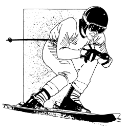 �\�D�E�����̊G���T���v�� �X�|�[�c3 Skiing