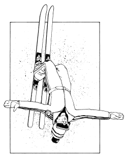 �\�D�E�����̊G���T���v�� �X�|�[�c3 Skiing