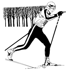 �\�D�E�����̊G���T���v�� �X�|�[�c3 Skiing