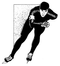 �\�D�E�����̊G���T���v�� �X�|�[�c3 Speed Skating