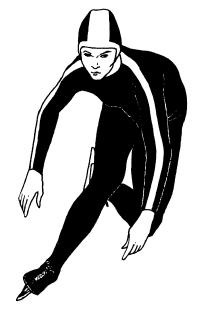 �\�D�E�����̊G���T���v�� �X�|�[�c3 Speed Skating