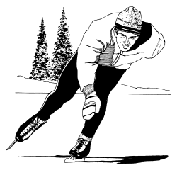 �\�D�E�����̊G���T���v�� �X�|�[�c3 Speed Skating