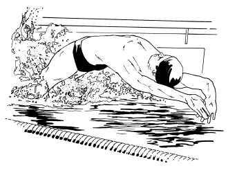 �\�D�E�����̊G���T���v�� �X�|�[�c3 SWimming