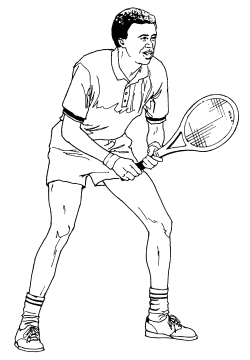 �\�D�E�����̊G���T���v�� �X�|�[�c3 Tennis