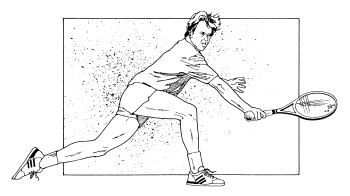 �\�D�E�����̊G���T���v�� �X�|�[�c3 Tennis