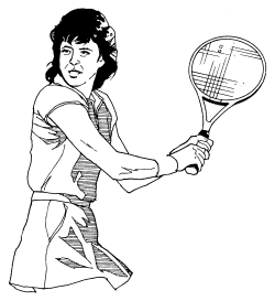 �\�D�E�����̊G���T���v�� �X�|�[�c3 Tennis