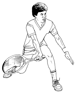 �\�D�E�����̊G���T���v�� �X�|�[�c3 Tennis